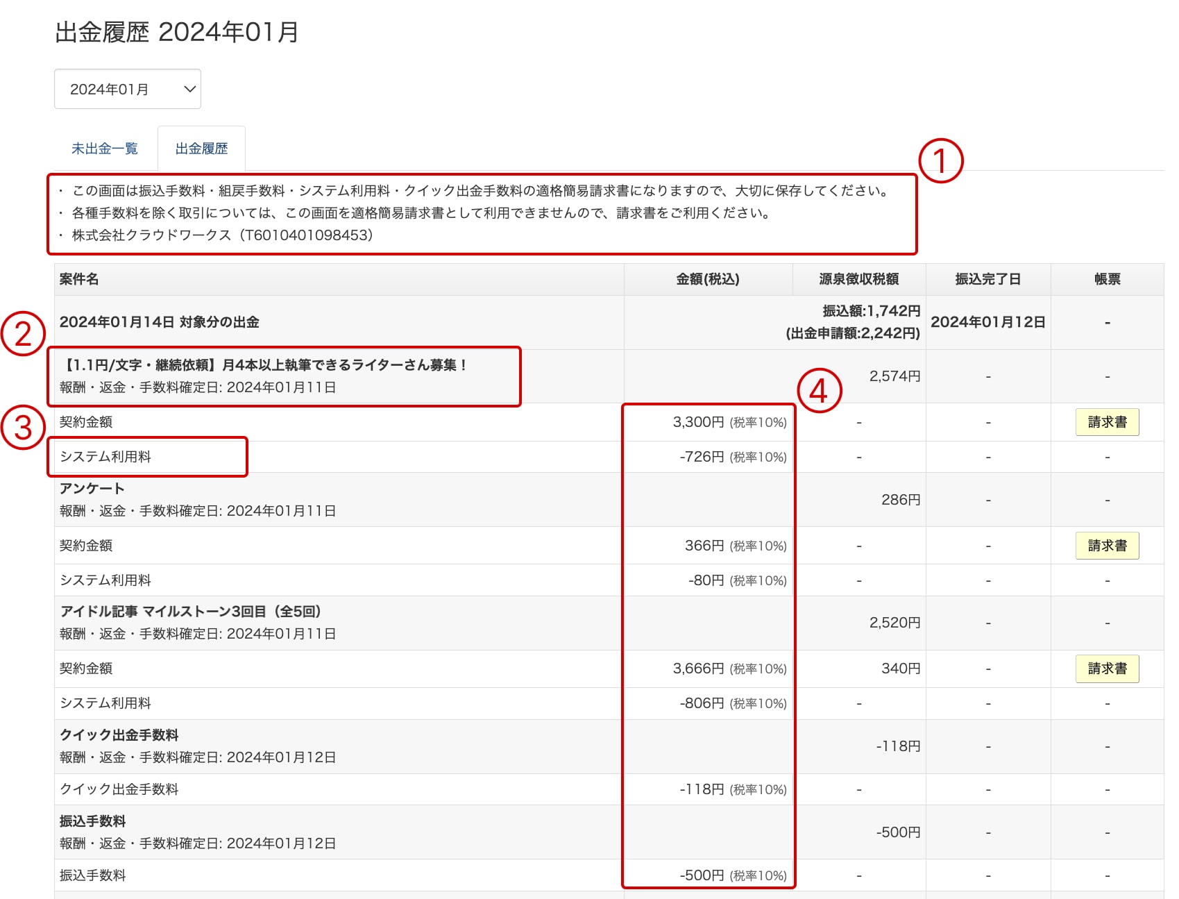 各種手数料のインボイス対応について【2024年2月2日リリース済み】 – クラウドワークス お知らせブログ
